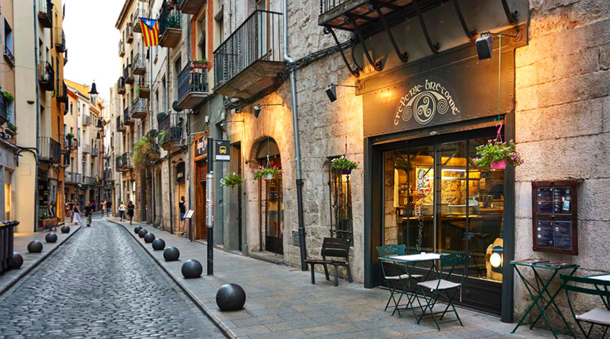 Girona carrer comercial