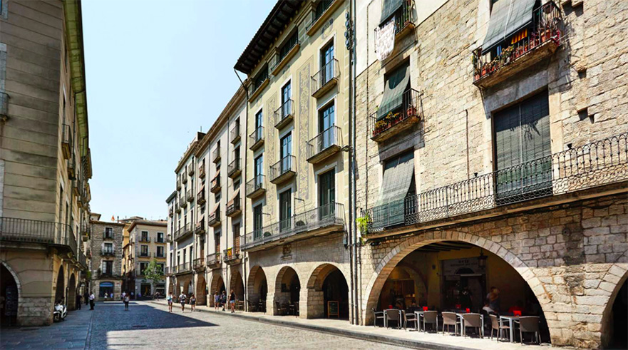 Girona calle comercios